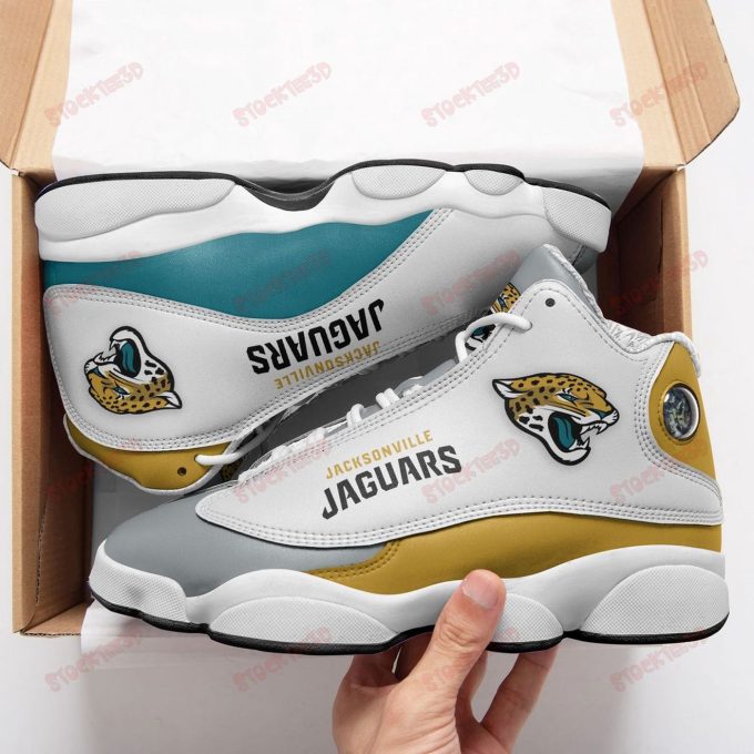 Jacksonville Jaguars Air Jordan 13 Sneaker Custom For Fans Gift