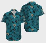 Jacksonville Jaguars Flower Vintage Hawaiian Shirt