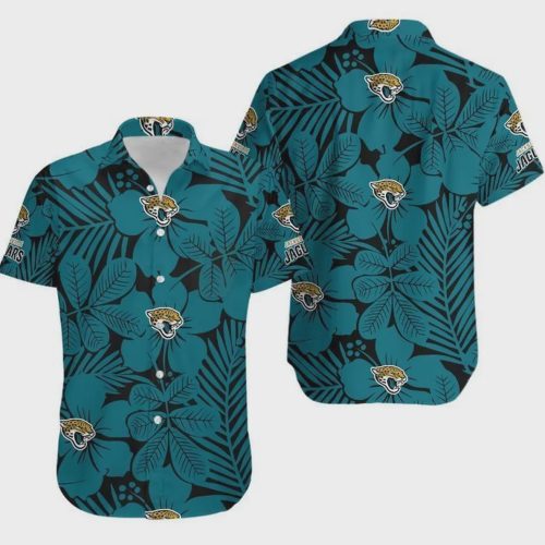 Jacksonville Jaguars Flower Vintage Hawaiian Shirt