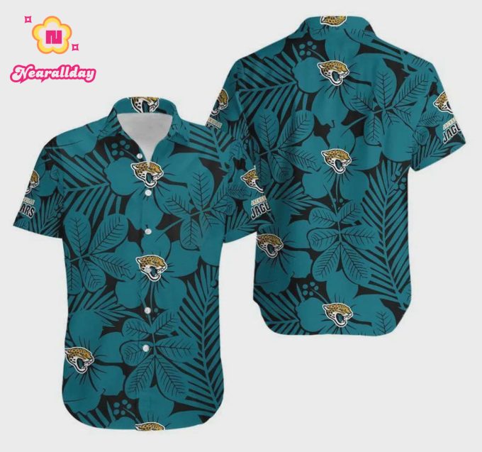 Jacksonville Jaguars Flower Vintage Hawaiian Shirt