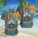 Jacksonville Jaguars Grateful Dead Hawaiian Shirt Jacksonville Jaguars Grateful Dead Hawaiian Shirt
