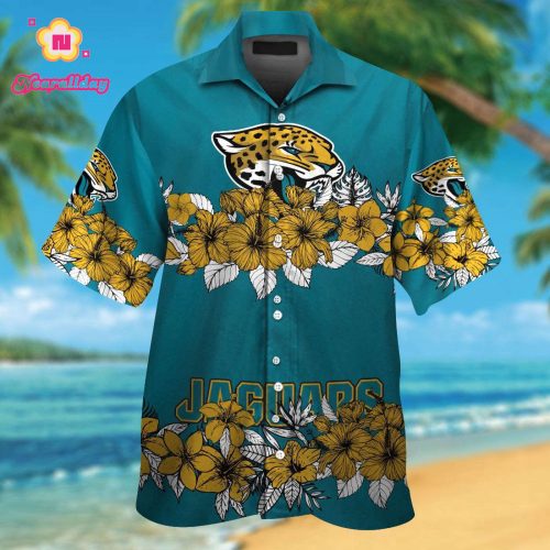Jacksonville Jaguars Hawaiian Shirt Gift for Men Women #16
