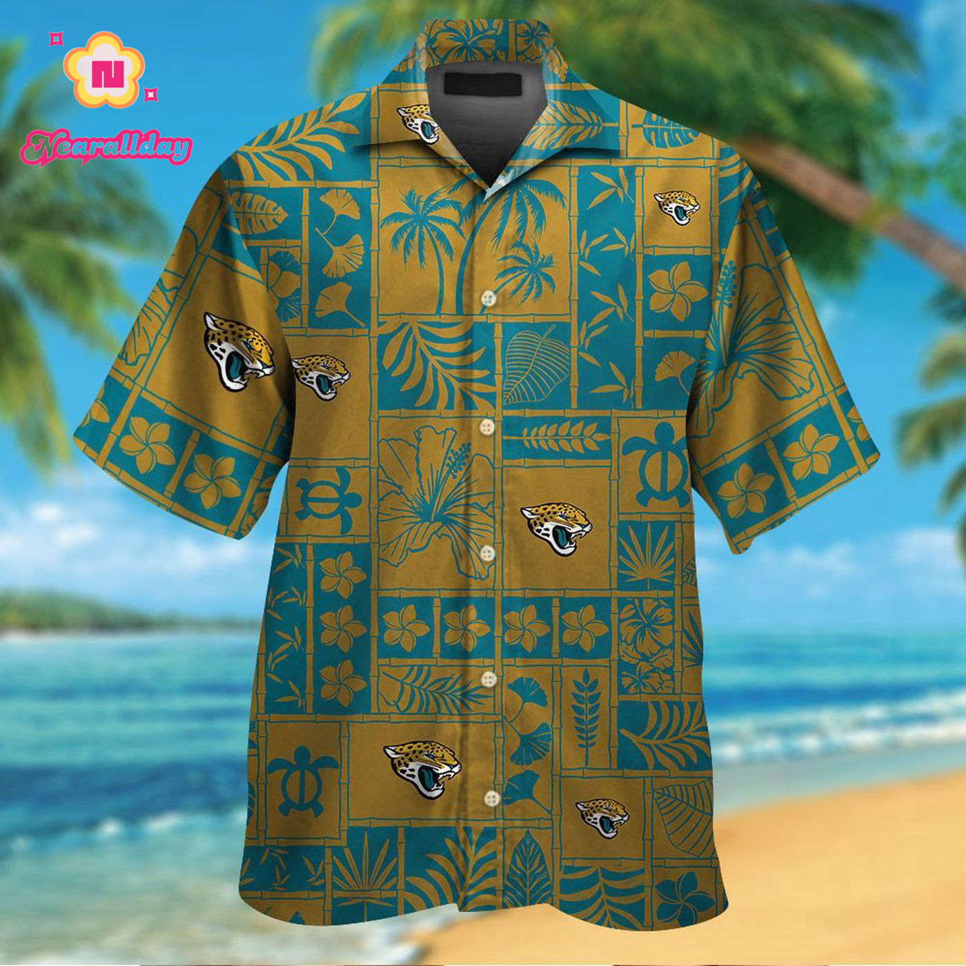 Jacksonville Jaguars Hawaiian Shirt Gift for Men Women #3 Jacksonville Jaguars Hawaiian Shirt Gift for Men Women #3