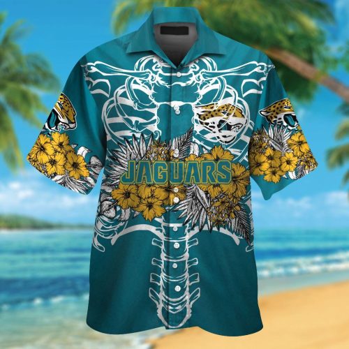 Jacksonville Jaguars Hawaiian Shirt Gift for Men Women #8