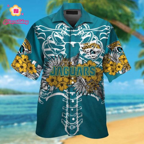 Jacksonville Jaguars Hawaiian Shirt Gift for Men Women #8