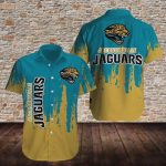 Jacksonville Jaguars Logo Pattern Hawaiian Shirt V1