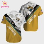Jacksonville Jaguars Logo Pattern Hawaiian Shirt V2