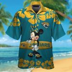 Jacksonville Jaguars & Minnie Mouse Hawaiian Shirt