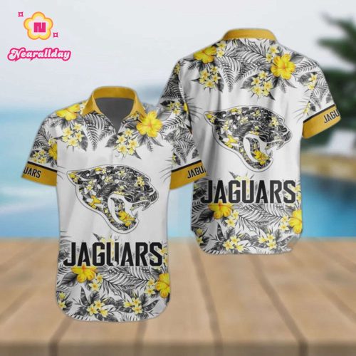 Jacksonville Jaguars Special Floral Tropical Team Hawaiian Shirt