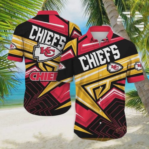 Kansas City Chiefs 3D Pattern Hawaiian Shirt