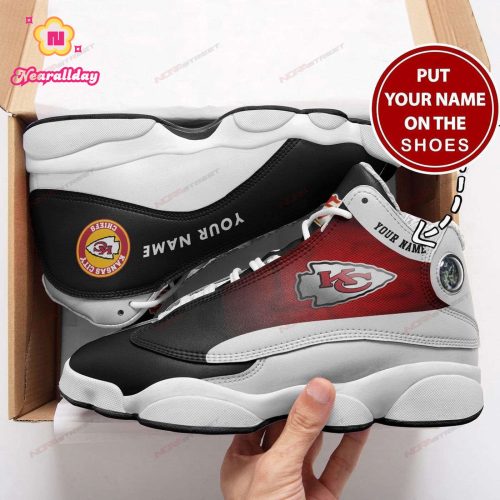 Kansas City Chiefs Air Jordan 13 Sneaker Custom For Fans Gift