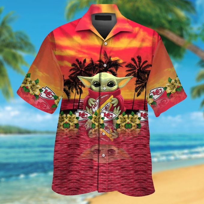 Kansas City Chiefs & Baby Yoda Hawaiian Shirt