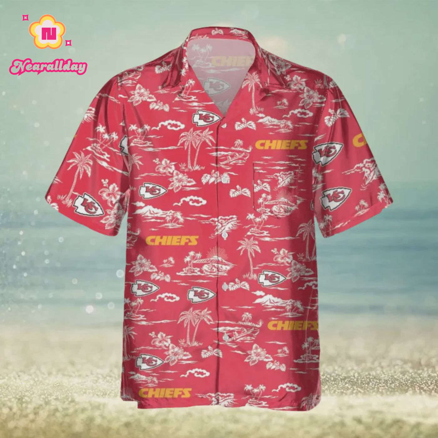 Kansas City Chiefs Best For Fans Beach Hawaiian Shirt Kansas City Chiefs Best For Fans Beach Hawaiian Shirt