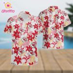Kansas City Chiefs Flower Pattern Hawaiian Shirt