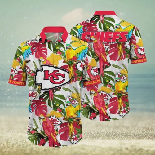 Kansas City Chiefs Flower Summer Colorful Hawaiian Shirt