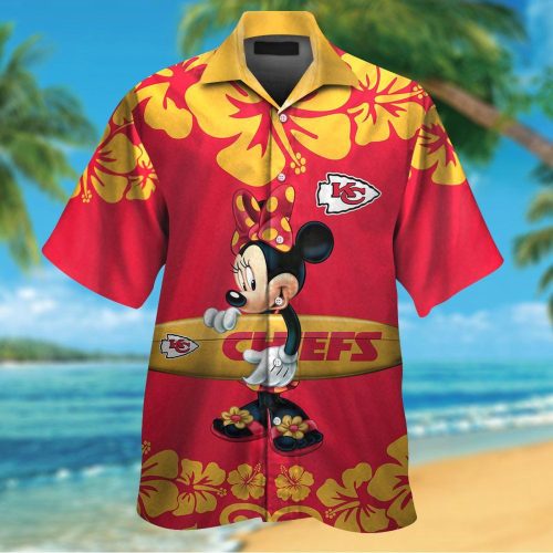 Kansas City Chiefs & Minnie Mouse Hawaiian Shirt