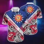 Kansas City Chiefs US Flag Hawaiian Shirt