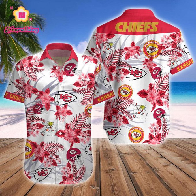 Kansas City ChiefsNFL Floral Hawaii Shirt Gift