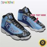 Kansas City Royals Air Jordan 13 Sneaker Custom For Fans  Unisex Shoes Gift