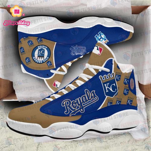 Kansas City Royals Air Jordan 13 Sneaker Custom For Fans  Unisex Shoes Gift