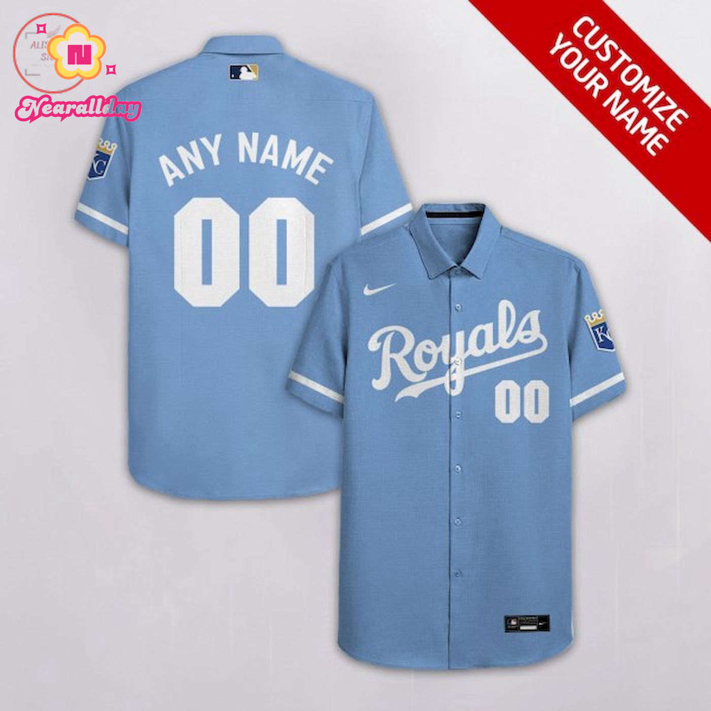 Custom Kansas City Royals Hawaiian Shirt – Personalize Your Style! Custom Kansas City Royals Hawaiian Shirt – Personalize Your Style!