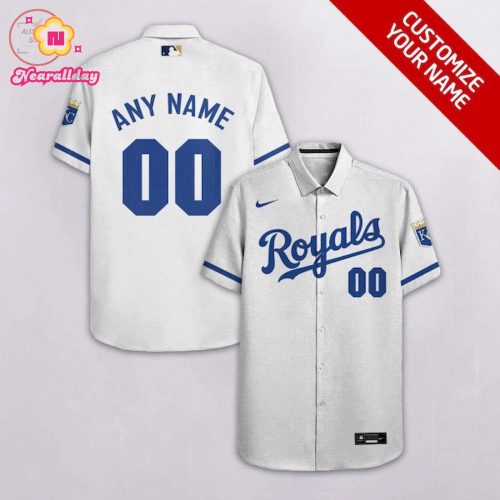 Custom Kansas City Royals Hawaiian Shirt – Personalized MLB Fan Apparel