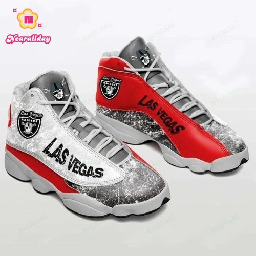 Las Vegas Raiders Air Jordan 13 Sneaker Custom For Fans Gift