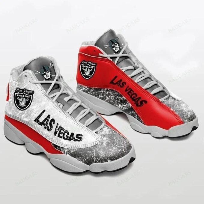 Las Vegas Raiders Air Jordan 13 Sneaker Custom For Fans Gift