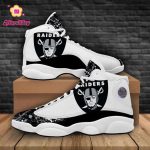 Las Vegas Raiders Air Jordan 13 Sneaker Custom For Fans Gift