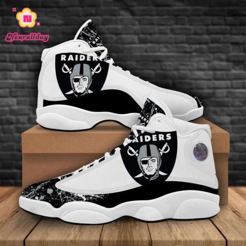 Las Vegas Raiders Air Jordan 13 Sneaker Custom For Fans Gift