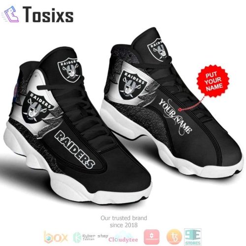 Las Vegas Raiders Air Jordan 13 Sneaker Custom For Fans Gift