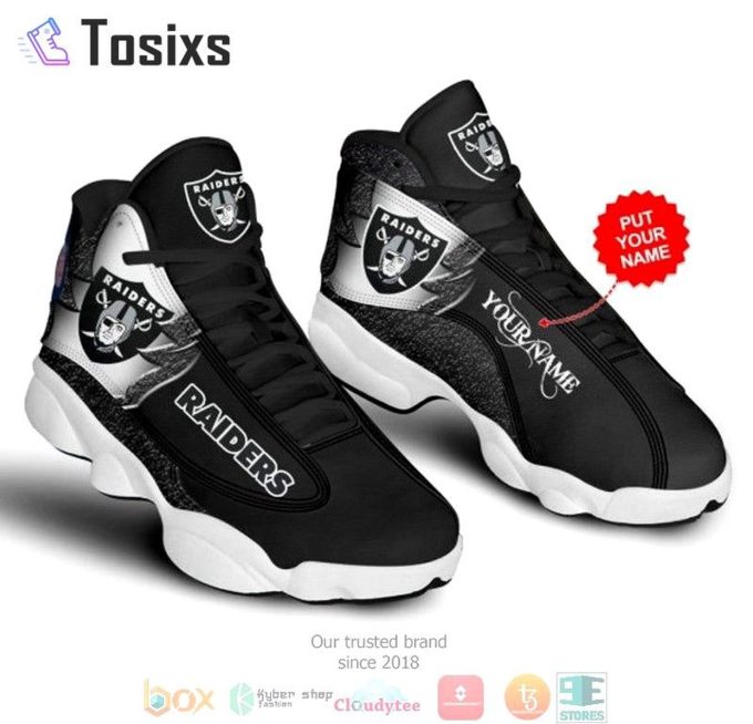 Las Vegas Raiders Air Jordan 13 Sneaker Custom For Fans Gift