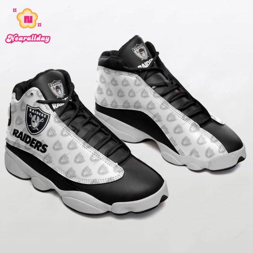 Las Vegas Raiders Air Jordan 13 Sneaker Custom For Fans Gift