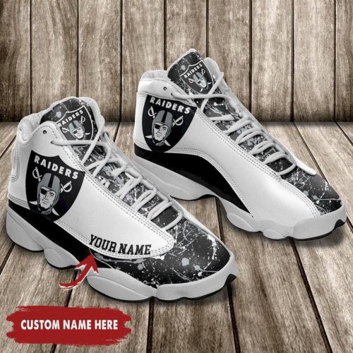 Las Vegas Raiders Air Jordan 13 Sneaker Custom For Fans Gift