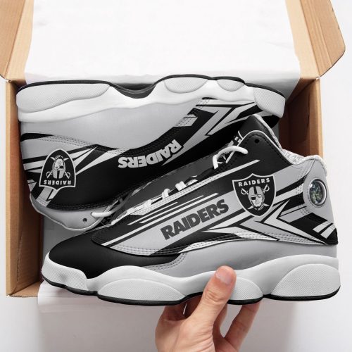 Las Vegas Raiders Air Jordan 13 Sneakers 1121