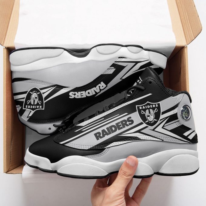 Las Vegas Raiders Air Jordan 13 Sneakers 1121