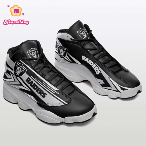 Las Vegas Raiders Air Jordan 13 Sneakers 1121