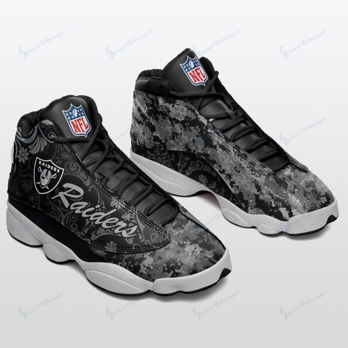 Las Vegas Raiders Air Jordan 13 Sneakers BG141