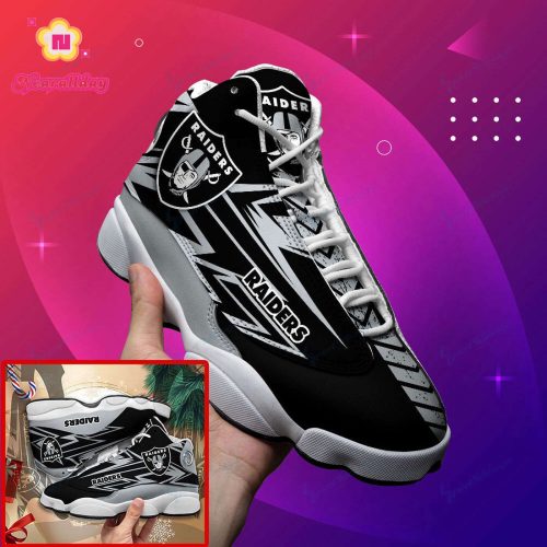 Las Vegas Raiders Air Jordan 13 Sneakers BG166