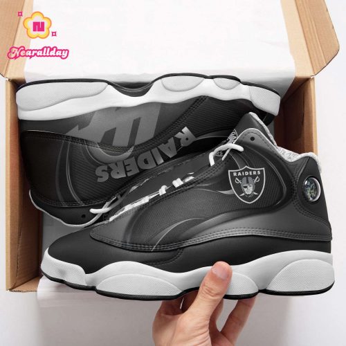 Las Vegas Raiders Air Jordan 13 Sneakers BG59