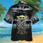 Las Vegas Raiders & Baby Yoda Hawaiian Shirt Gift for Men Women #2 Las Vegas Raiders & Baby Yoda Hawaiian Shirt Gift for Men Women #2