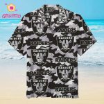 Las Vegas Raiders Camo For Fans Hawaiian Shirt