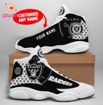 Las Vegas Raiders Custom Name Air Jordan 13 Sneakers 937