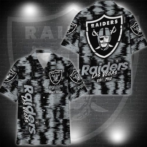 Las Vegas Raiders Hawaii Shirt Custom Your Name, Sport 3D Shirt, Gift For Fan EHIVGift
