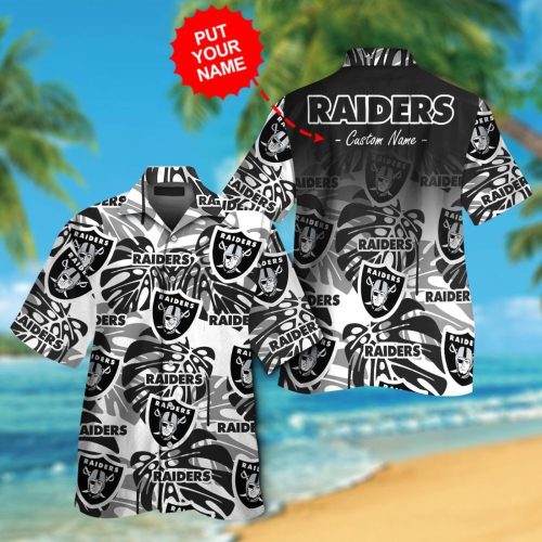 Las Vegas Raiders Hawaiian Shirt Gift for Men Women #6