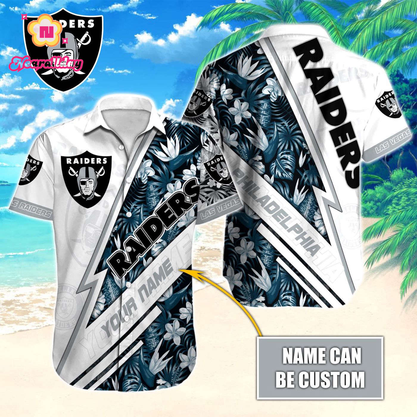 Las Vegas Raiders NFLHawaiian shirt Custom Gift Las Vegas Raiders NFLHawaiian shirt Custom Gift
