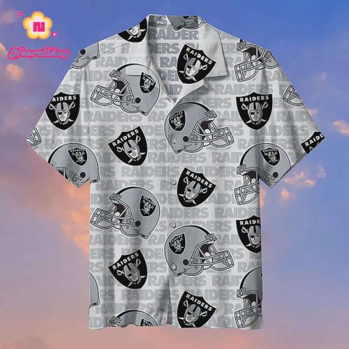 Las Vegas Raiders Print Full 3d Hawaiian Shirt
