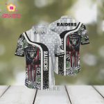 Las Vegas Raiders Skull Halloween Hawaiian Shirt