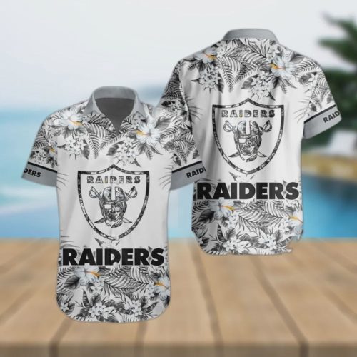 Las Vegas Raiders Special Floral Tropical Team Hawaiian Shirt