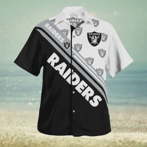 Las Vegas Raiders Standard Paradise Palm Hawaiian Shirt